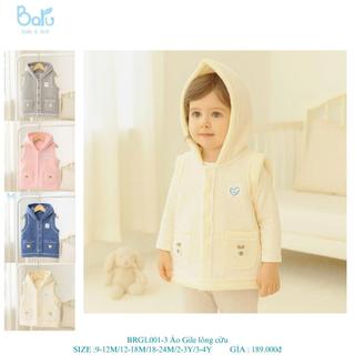 Áo gile lông cừu cho bé BRGL001-3