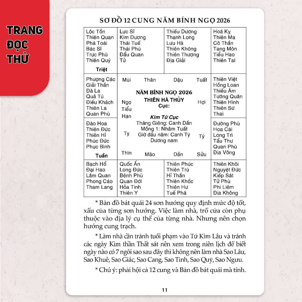 Sách - Lịch Cát Tường 2026 - Lịch Âm Dương Năm Ất Tỵ