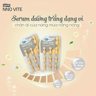 Nno Vite Mega We Care Serum Dưỡng Trắng Da Mờ Đốm Nâu Đều Màu Da Vitamin C E 10 Viên