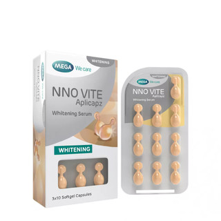 Nno Vite Mega We Care Serum Dưỡng Trắng Da Mờ Đốm Nâu Đều Màu Da Vitamin C E 10 Viên