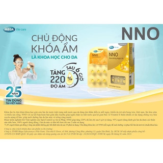 Viên Dưỡng Da Ban Đêm NNO Cung Cấp Vitamin E Và Dầu Jojoba (Hộp 30 Viên)