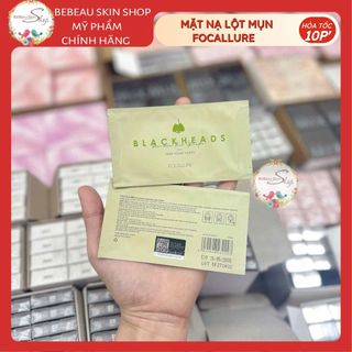 Miếng Dán Mũi Lụt Mụn Đầu Đen FOCALLURE Làm Sạch Sâu 2.2g - Bebeau