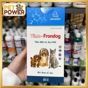 Xịt ve rận, bọ chét Vime - Frondog 250ml cho chó mèo