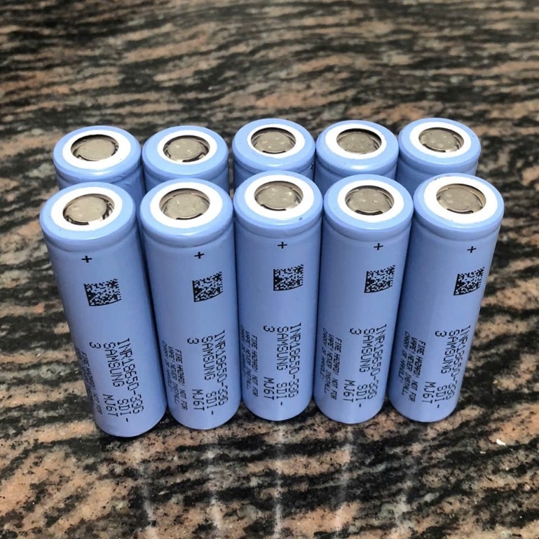 Combo 10 pin 18650 Sam Sung 33G Nội Trở 25-26mΩ 3.7v Hàng Tháo Khối Bọc ...
