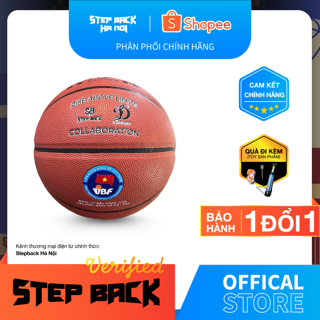 Bóng rổ Stepback x VBF NYCC số 6, 7 thích hợp cả sân outdoor, indoor