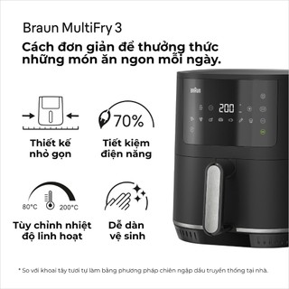Nồi chiên không dầu Braun HF3030