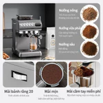 Japan kawu máy pha cà phê tự động Espresso 20 bar máy pha cà phê mini Bọt sữa siêu mịn có thể xay — ảnh 2