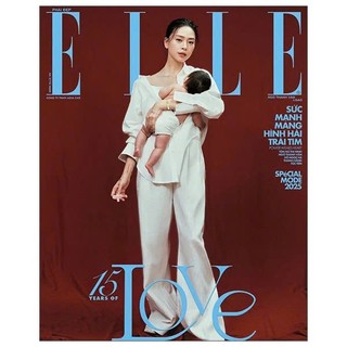 Tạp Chí Phái Đẹp Elle - 15 Years Of Love 2025 [Bìa 3] - Bìa Ngô Thanh Vân Và Gạo