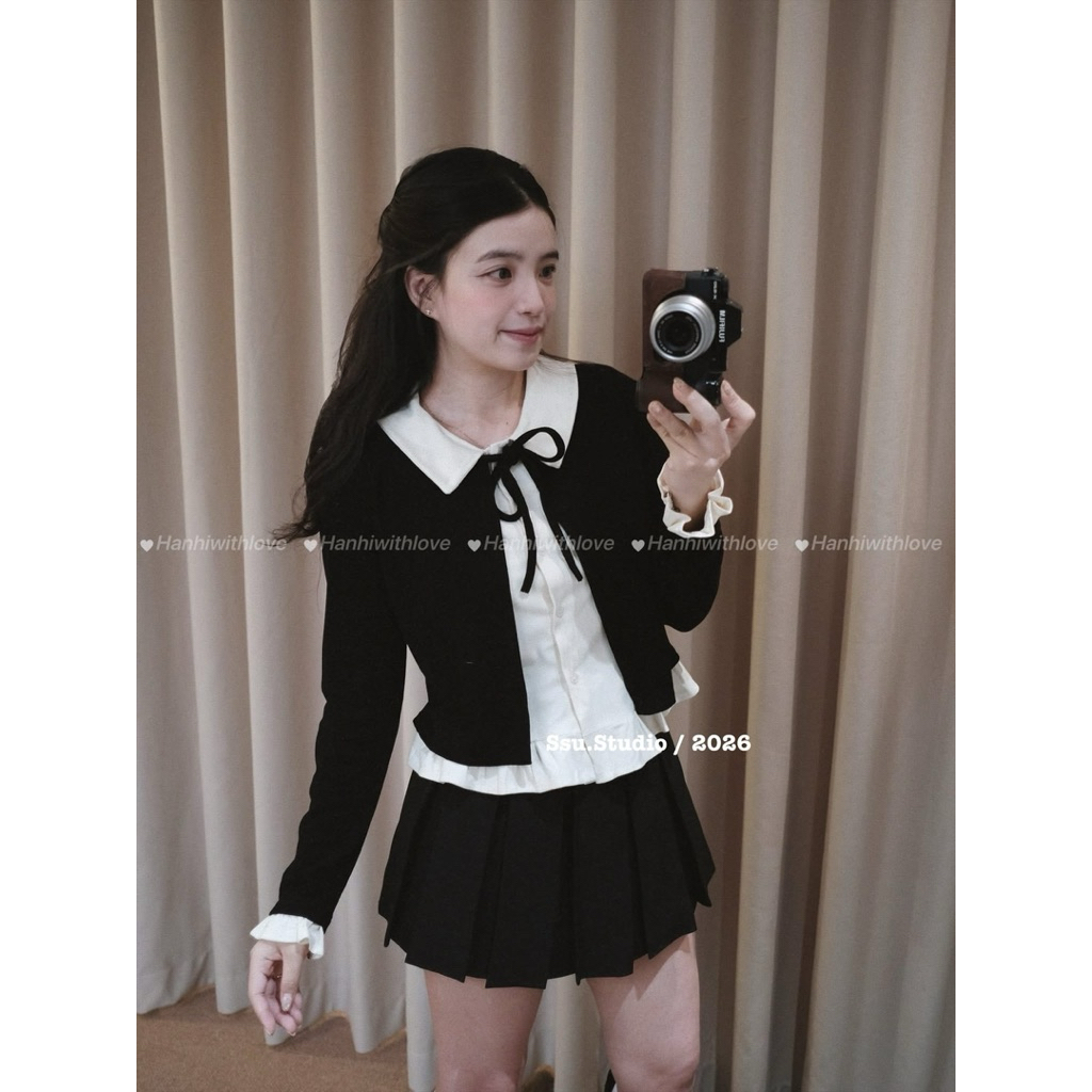 𝑺𝒔𝒖.𝑺𝒕𝒖𝒅𝒊𝒐 [CÓ SẴN]ÁO LEN NƠ MIX HÀNG QCL1
