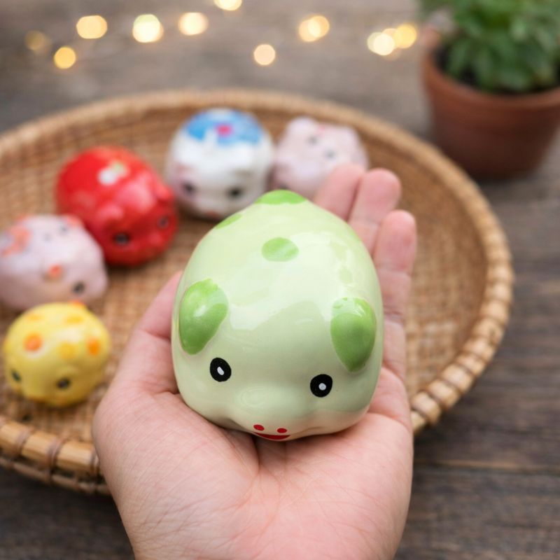 Heo Mini Trứng Siêu Cute – Để Được 30 Tờ, Decor Bàn Xinh Xắn, Tiết Kiệm Ngắn Hạn, Thiết Kế Xinh Xắn