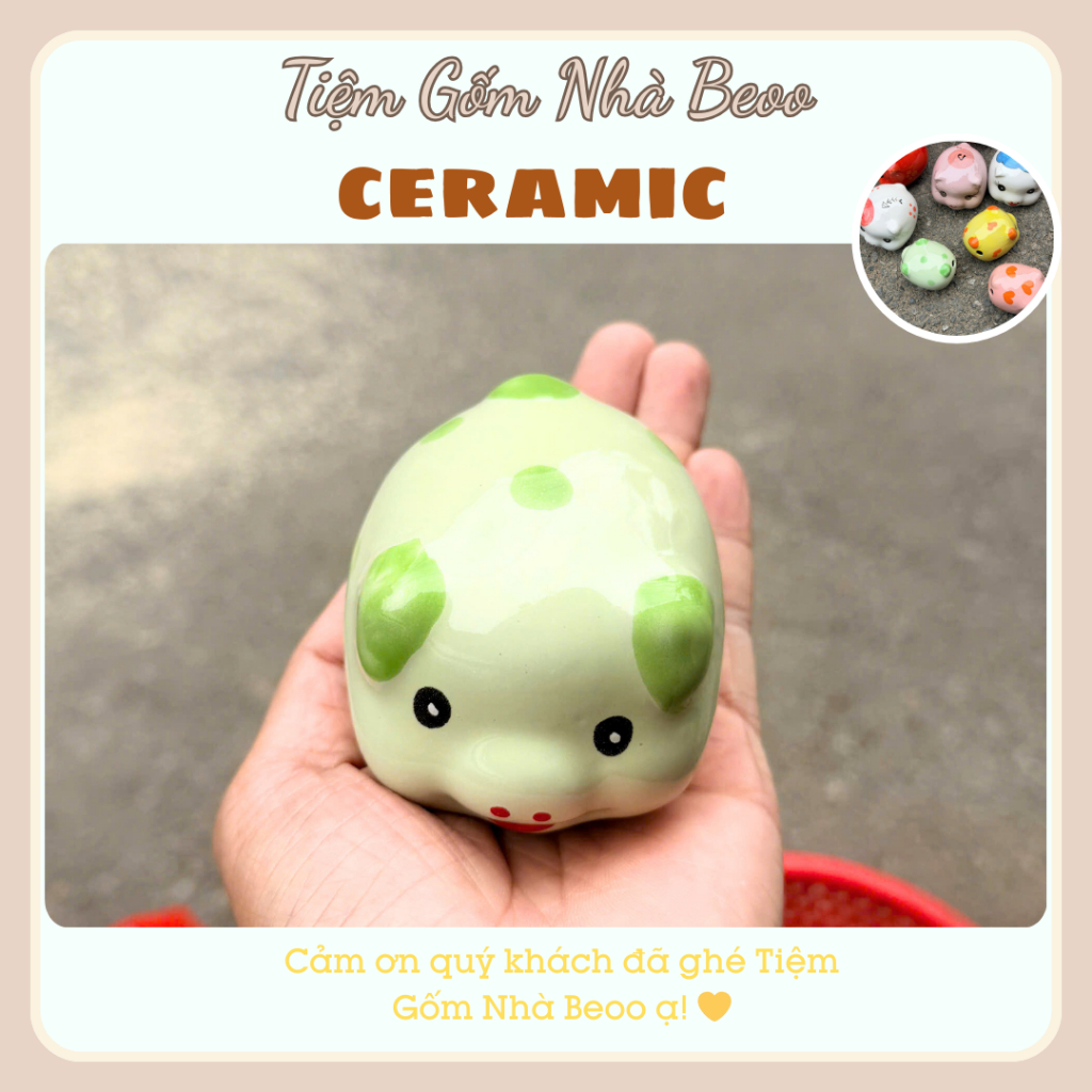 Heo Mini Trứng Siêu Cute – Để Được 30 Tờ, Decor Bàn Xinh Xắn, Tiết Kiệm Ngắn Hạn, Thiết Kế Xinh Xắn