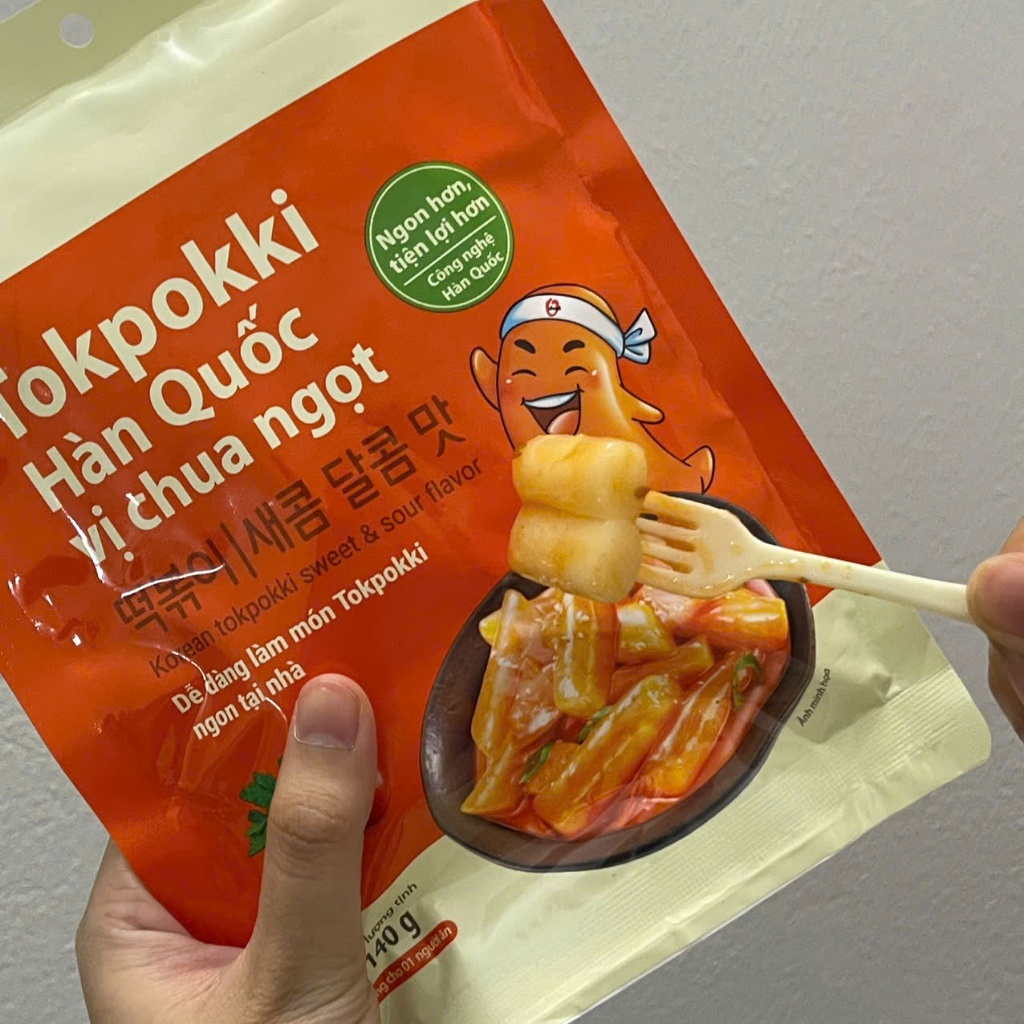 Bánh Gạo Tokbokki O’Food Ăn Liền Hàn Quốc, Combo 2 và 5 Gói, Dẻo Cay Ngon Chuẩn Vị