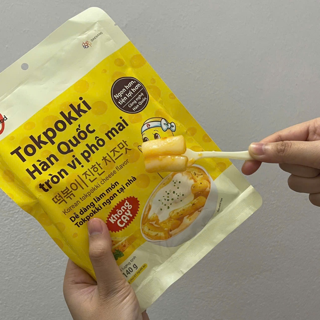 Bánh Gạo Tokbokki O’Food Ăn Liền Hàn Quốc, Combo 2 và 5 Gói, Dẻo Cay Ngon Chuẩn Vị