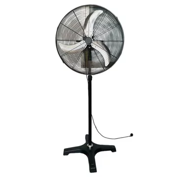 Quạt sàn công nghiệp loại công xuất lớn, cánh quạt kim loại cao cấp, quạt công nghiệp lớn, cánh quạt cong
