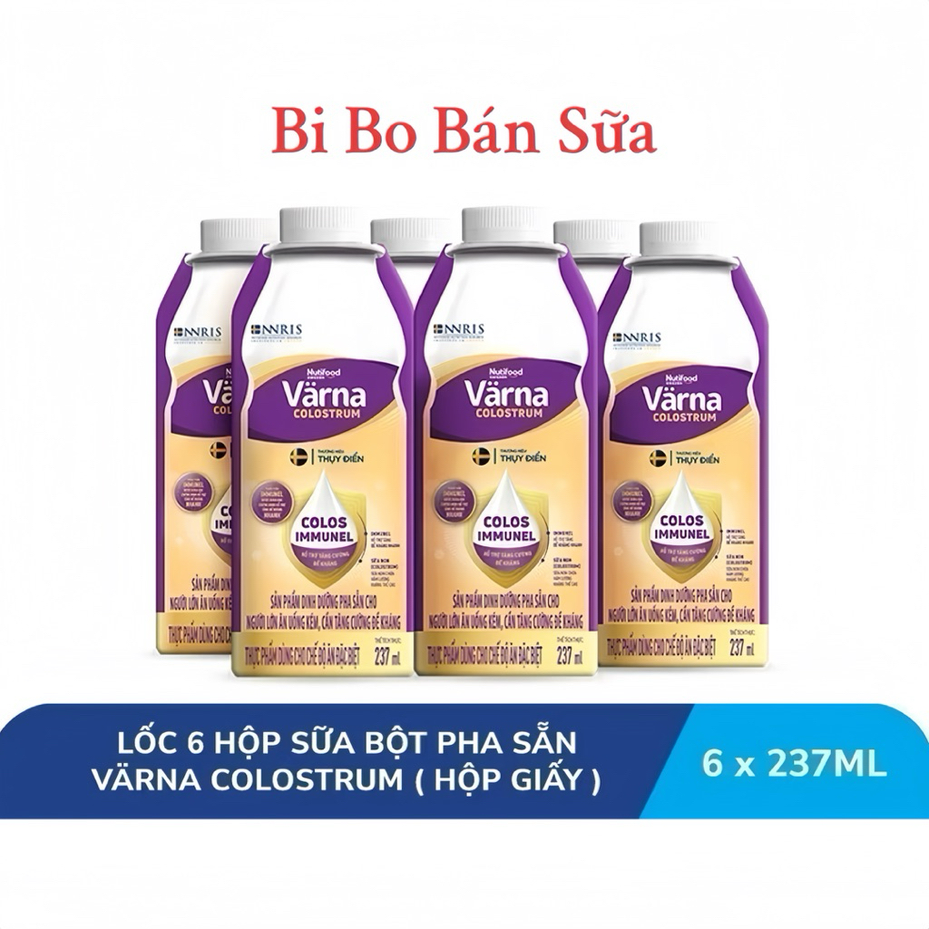 Lốc 6 Hộp Sữa Pha Sẵn Varna Colostrum [Lốc 6 hộp 237ml]