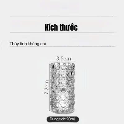Ly Rượu Vân Nổi, Ly Rượu Cao Phong Cách Sang Trọng