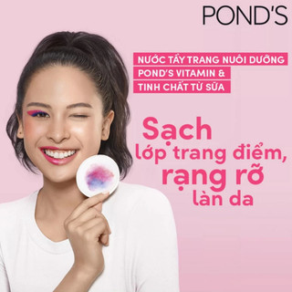 Nước Tẩy Trang Pond’s – Sạch Sâu, Dịu Nhẹ, Dưỡng Sáng Da, Thu Nhỏ Lỗ Chân Lông - 235ml - 100ml