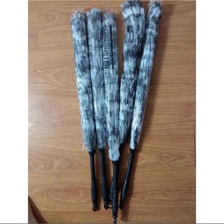 Chổi phủi bụi lông mềm 60cm cầm tay tiện dụng làm sạch bàn ghế kệ tủ gọn nhẹ dễ cất giữ