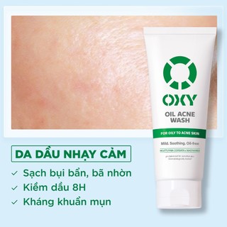 Kem Rửa Mặt OXY Làm Sạch Sâu Hydarting Wash/Oil Acne Wash (100g/tuýp)