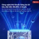 Máy hút ẩm lọc không khí HEPA Ion diệt khuẩn UV phòng 10-25m2 Fujihome DH14W-HEPA 14L/ ngày chống nồm ẩm phòng ngủ khách — ảnh 5