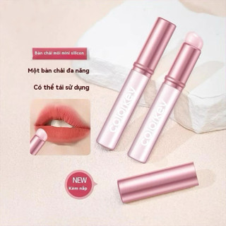 Cọ Môi Silicone Colorkey Tán Son Bùn Hiệu Quả Có Nắp Đậy - Bebeau