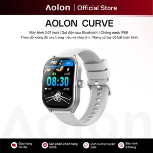 Aolon Curve Đồng Hồ Thông Minh – Thiết kế màn hình cong, IP68, Thông báo tin nhắn,Theo Dõi Sức Khỏe, smart watch