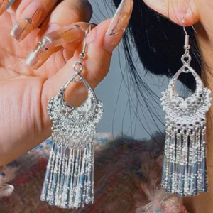 Bông Tai Cổ Trang Kiểu Dân Tộc Du Lịch Trung Quốc