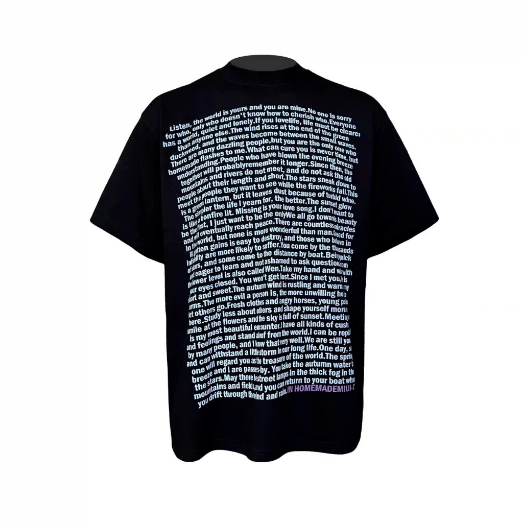 Áo thun Stee Cổ tròn UN HOMEMADE Localbrand ICVCVNI Unisex Cotton