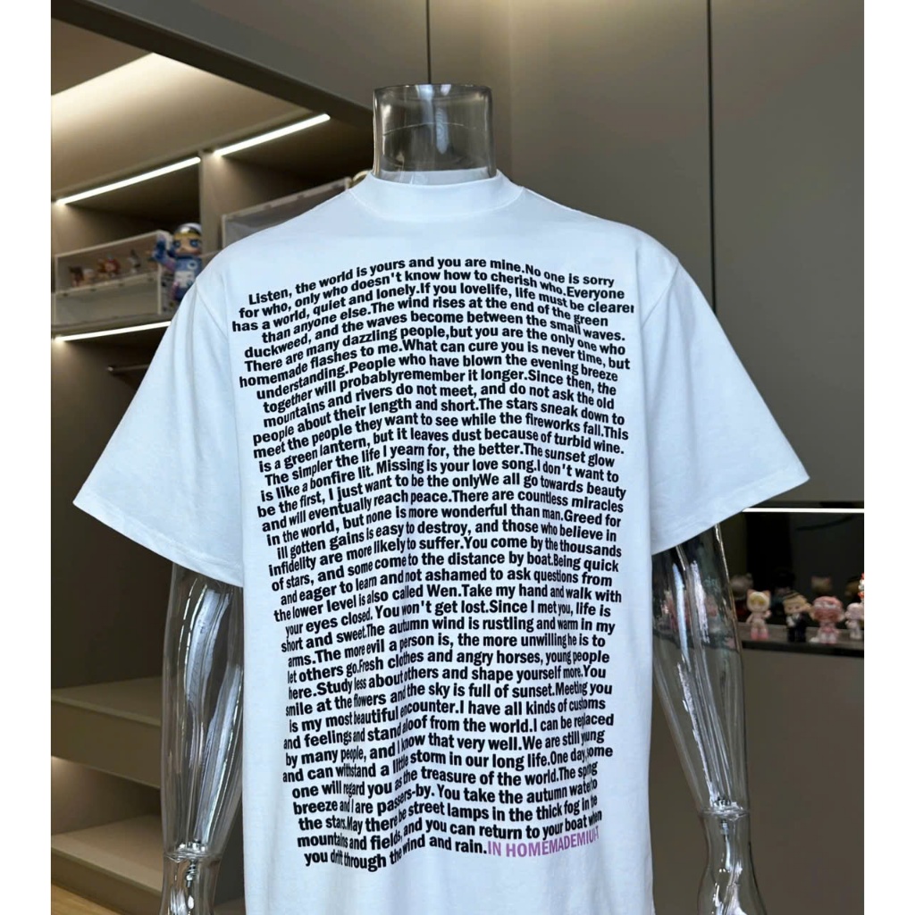 Áo thun Stee Cổ tròn UN HOMEMADE Localbrand ICVCVNI Unisex Cotton