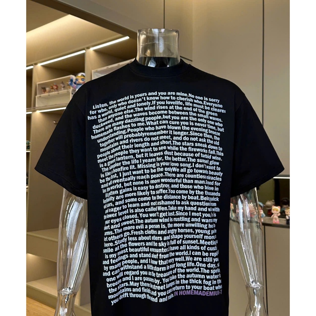 Áo thun Stee Cổ tròn UN HOMEMADE Localbrand ICVCVNI Unisex Cotton