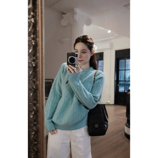 [Sẵn Ship]•𝙆𝙞𝙣𝙜𝙨𝙝𝙤𝙥𝙗𝙚𝙖𝙪𝙩𝙮•Áo Len Thừng Ngựa Cổ Tròn QC