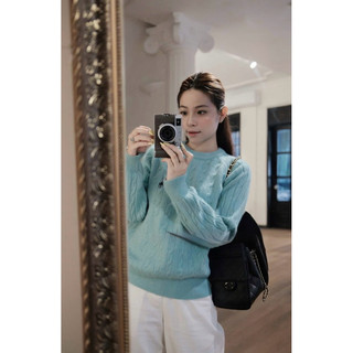 [Sẵn Ship]•𝙆𝙞𝙣𝙜𝙨𝙝𝙤𝙥𝙗𝙚𝙖𝙪𝙩𝙮•Áo Len Thừng Ngựa Cổ Tròn QC
