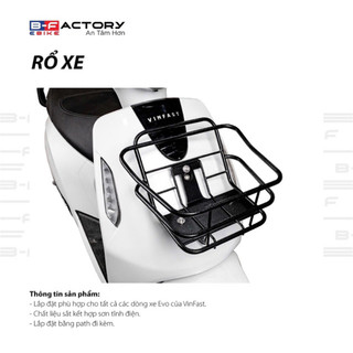 Giỏ Xe Máy Điện Vinfast EVO & Evo Grand & Evo 200 - Phụ Kiện