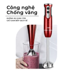 Máy Xay Sinh Tố Cầm Tay Chính Hãng RAF 1600W 4 Lưỡi Cao Cấp Máy Say Cho Bé Ăn Dặm Đa Năng Mini Xay Thịt Cá Cháo Tỏi Ớt — ảnh 5