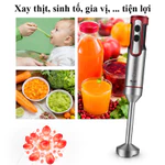 Máy Xay Sinh Tố Cầm Tay Chính Hãng RAF 1600W 4 Lưỡi Cao Cấp Máy Say Cho Bé Ăn Dặm Đa Năng Mini Xay Thịt Cá Cháo Tỏi Ớt — ảnh 2