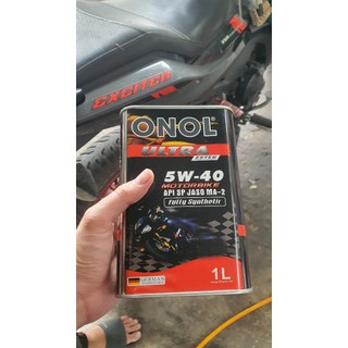 Dầu Nhớt FULL Tổng Hợp Xe Máy Số Tự Động - Côn Tay - Phân Khối Lớn (PKL) ONOL UTRA ESTER 5W40 API SP - Mvn Auto