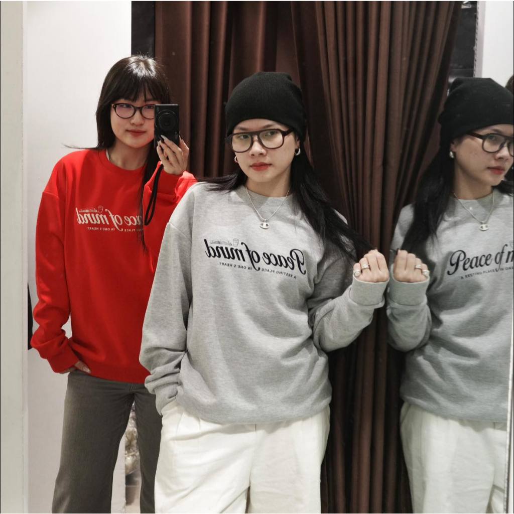 Áo Nỉ Bông Polham Sweater Logo Oversized GREYB Unisex | BigBuy360 - bigbuy360.vn