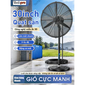 Quạt điện750mm Quạt công nghiệp Quạt đứng Quạt treo tường，Công suất lớn 130W，Bảo hành 1 năm，Làm mát nhanh chóng