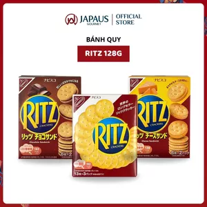 Bánh Quy Ritz Nhật Bản 3 Vị Phô Mai Bơ Socola Hộp 106g 128g Chính Hãng — JAPAUS GOURMET