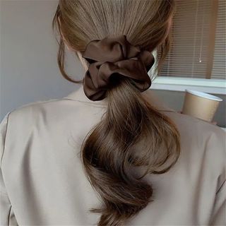 Cột tóc Scrunchies vải lụa cao cấp bảo vệ tóc Lụa Satin Hàn Quốc phụ kiện tóc thời trang OCT_0007