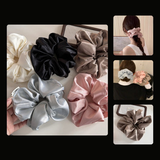 Cột tóc Scrunchies vải lụa cao cấp bảo vệ tóc Lụa Satin Hàn Quốc phụ kiện tóc thời trang OCT_0007