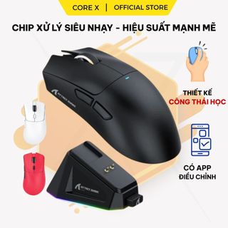 Chuột Gaming Attack Shark R1-X11 Siêu Nhẹ Chip Paw3311 Cực Mạnh 3 Mode Kết Nối Bluetooth / 2.4G / Type-C