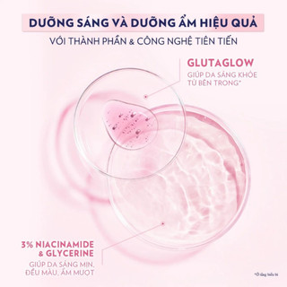 Serum Vaseline Gluta-Hya – Dưỡng Sáng Da Chuyên Sâu, Bảo Vệ Da Sáng Mịn, Căng Bóng - 300ml - 70ml