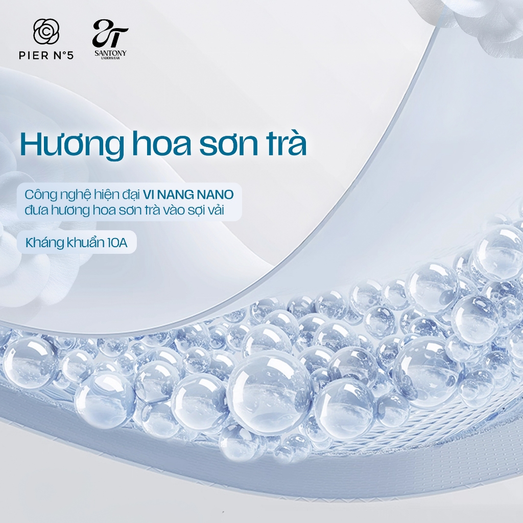 Áo - Áo Lóthảo Mộcao Cấp 15D Siêu Mỏng Không Gọng Thoáng Khí Hương Hoa Sơn Trà Kháng Khuẩn 10A 5101
