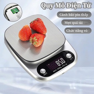 Cân Tiểu Ly Điện Tử Nhà Bếp Mini YATASMART Định Lượng 1g-10kg Độ Chính Xác Cao,Chất Liệu Hợp Kim Thép