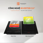 [HÀNG MỚI VỀ] Bếp Từ Đôi HAWONKOO CEH-266 Inverter 5400W, Thép Nguyên Khối, Sò IGBT Đức, Hẹn giờ 99 phút, BH 36 Tháng — ảnh 7