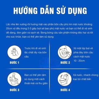 [Phiên Bản Mới] Chai Xịt Bọt Tuyết Vệ Sinh Nhà Cửa, Phòng Tắm Bathroom Cleaner 500ml