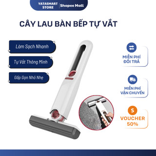 Cây Lau Kính Gạt Nước YATASMART - Dùng Để Lau Bàn Bếp Tự Vắt Thông Minh Bọt Biển Siêu Thấm Hút