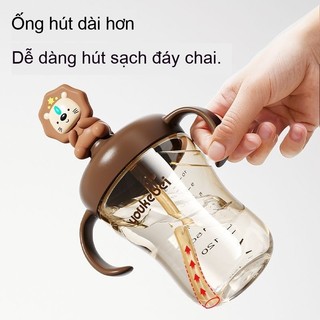 Youkebei Cốc Uống Sữa PPSU Cho Bé – Chống Sặc, Không Rò Rỉ, Ống Hút An Toàn