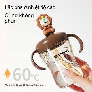Youkebei Cốc Uống Sữa PPSU Cho Bé – Chống Sặc, Không Rò Rỉ, Ống Hút An Toàn